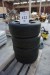 4 pcs. 20 ”alloy wheels with tires in size 245 40 r20. Hole dimensions 5x120. Fits on BMW mm