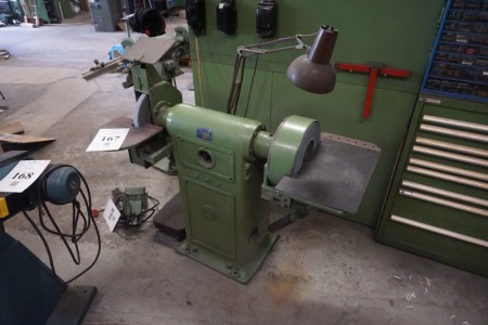 Column grinder strong with sanding stone 380 volts.