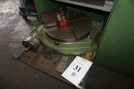 Round table with clamping plan Brand Zeatz Ø 450 mm