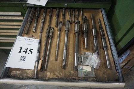Large batch of cutting tools.