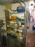 1 section steel shelving containing various bushings etc.