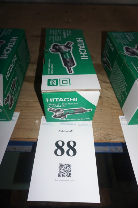 Hitachi G13R4 (4) angle grinder unused.