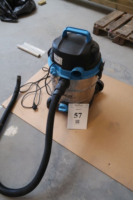 Wasco vacuum cleaner. Dry / wet, 230V, 1300W