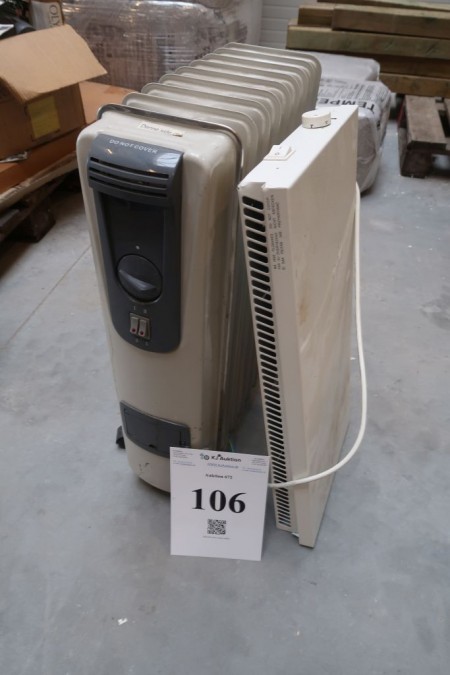 2 stk. radiator, stand ukendt