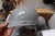18 pcs. safety helmets, gray