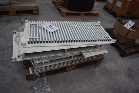 Various radiators, 120x56 cm, 120x40 cm, 40x60 cm, 100x50 cm