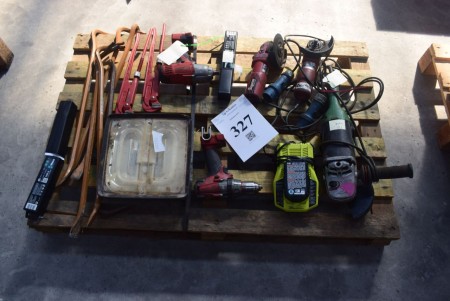 Lot of power tools, condition: unknown mm.