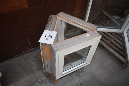 3 Fenster, H: 59 cm, B: 59 cm
