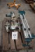 Makita cut and miter saw with table inserted from bankruptcy estate