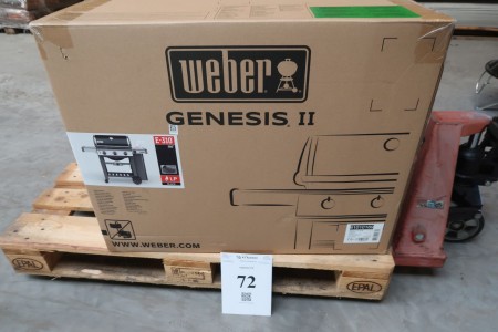 Weber Gasgrill Genesis II, schwarz