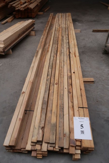 648 meter strips 19x45 mm. Length 480 cm