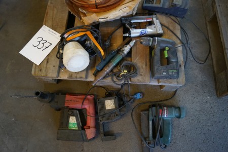 Various air and power tools