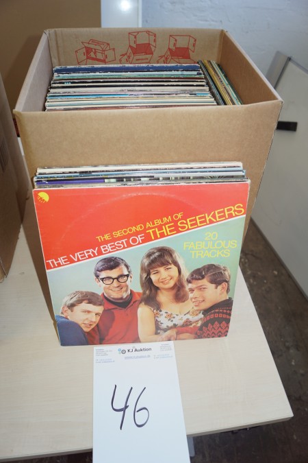 Box of LPs