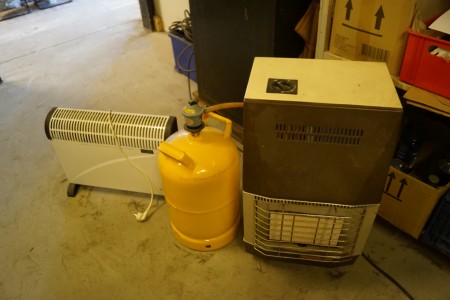 2 heaters with gas can