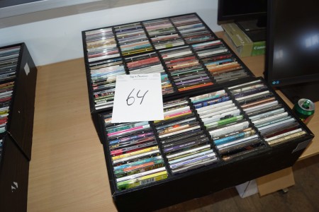 3 boxes of CDs
