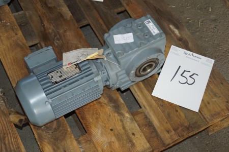 Gearmotor, SEW EURODRIVE, SA57 DT80N4, (omdr/min: 1380/21)