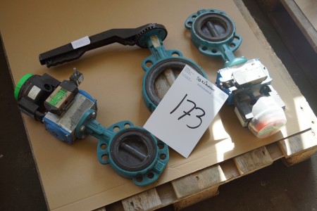 3 piece magnetic butterfly valves.