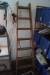 2 shelves with cables + ladder
