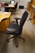 Hæve/sænkebord 200x120 cm med stol. + skuffesektion
