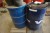 2 pcs 200 liter drum with gear oil filled. And 1 empty with lid.