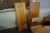 Runder Esstisch 120 x 120 cm, mit 2 zusätzlichen Tellern 40 cm pro Stück + 4 Stühlen