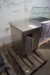Stainless cabinet with 2 doors h: 90 b: 60 d: 80 cm