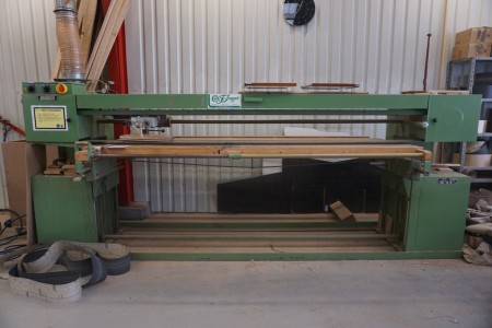 Ribbon and Edge Pad, Electric Raise / lower function 2800 mm board mark Johannsen including various ribbons.