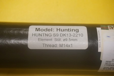 Schalldämpfer Huntings S9 DK13-2210 Stahl Ø 9,5 mm Treat m14X1