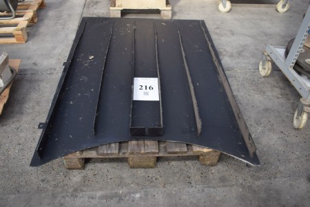 Access ramp for pallet winding machine with Ø 1600 mm turntable, 70 mm high._x000D_ 