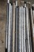 17 pcs Threaded bars in stainless Ø 30 mm 20 pcs of 850 mm in length DIN 975