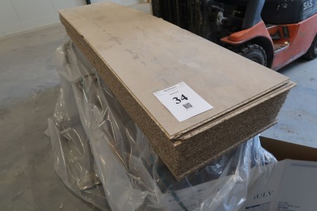 22 pcs. chipboard plates 12 mm. 60x240 cm, there is edge damage see photo