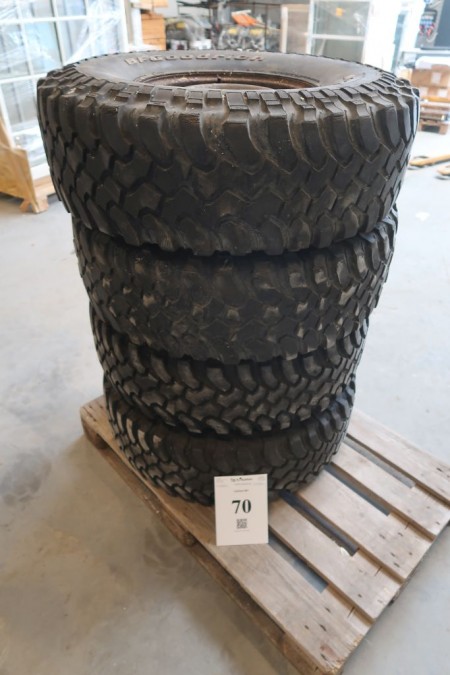 4 pcs. tires, VAT-free, BF Goodrich Mud Terraing T / A, 35x12.5R15