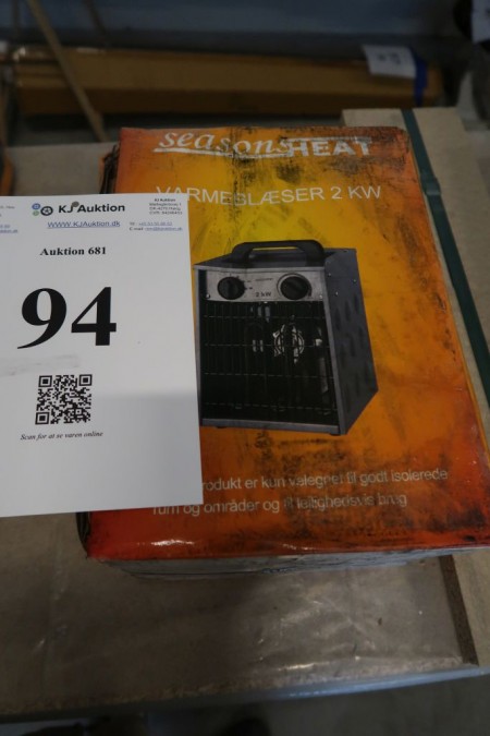 Heat fan, 2KW, 230V