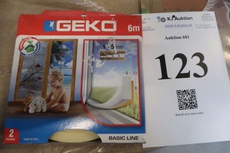 11x6 meter sealing tape, GEKO basic line 1-5 mm