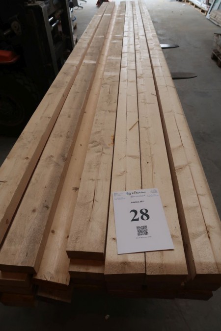 124 meters of timber 48x100 mm, length 480 cm
