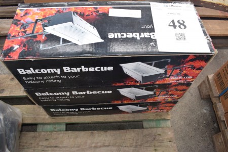 Balcony Barbecue 3 stk. Altan grill