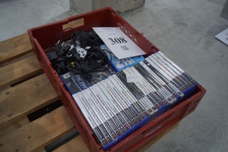 Playstation 2 with various games
