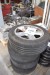 4 alloy wheels with tires for kia 205 / 55x16