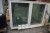 2 pieces of plastic windows wide: 190cm height: 138 cm