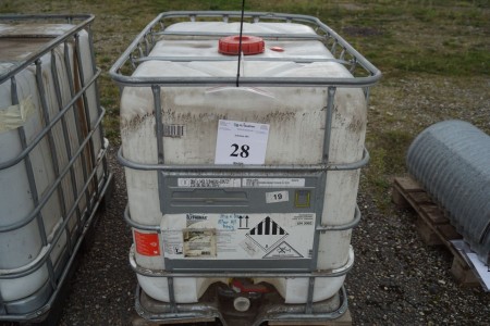 Pallet tank, previously contained manganese nitrate 640 l