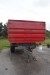 Tipper truck with high tip, Brand: mitip, Model: lpc220bth. Kimadan wagon. Loading dimensions length: 5 meters, height: 115 cm, width: 2.3 m. 12 tons. with brakes.