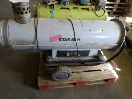 Diesel heating gun brand: STAR 55 H l: 135 cm, island: 30 cm in exhaust hole