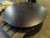 Round dining table with extension plates