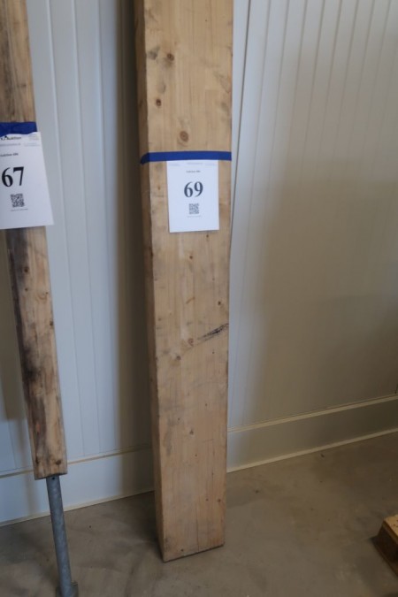 Glued wood beam 12x24 cm, length 200 cm