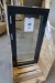 Window, wood / aluminum, left out, Anthracite / white, W58,5xH118 cm, frame width 13 cm
