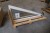 Holz- / Aluminiumfenster, weiß / weiß, H63xB147 cm, Rahmenbreite 13 cm