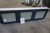 Træ/alu vindue, Antracit/hvid, H50xB165,3 cm, karmbredde 14,8 cm, med fast ramme, 3-lags mat glas.