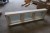 Holz- / Aluminiumfenster, Anthrazit / Weiß, H50xB164,8 cm, Rahmenbreite 14,8 cm, mit festem Rahmen, 3-Schicht-Glas.
