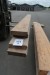 4 pcs. laminated timber beams with ferns and grooves, 8x30.5 cm, length 398, 405, 420, 430 cm