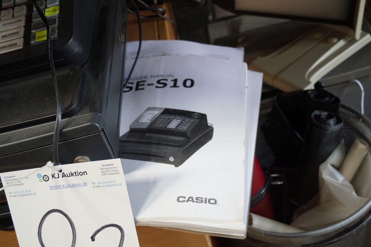 Casio Se-S10 kasseapparat + diverse. - KJ - Maskinauktioner